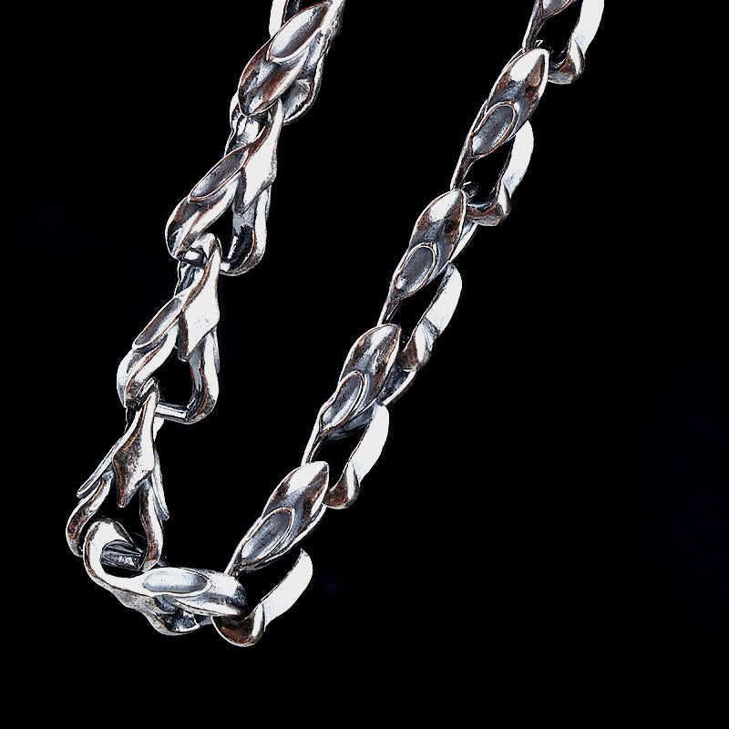 WorldNorse 925 Sterling Silber Wirbelsäule Armband
