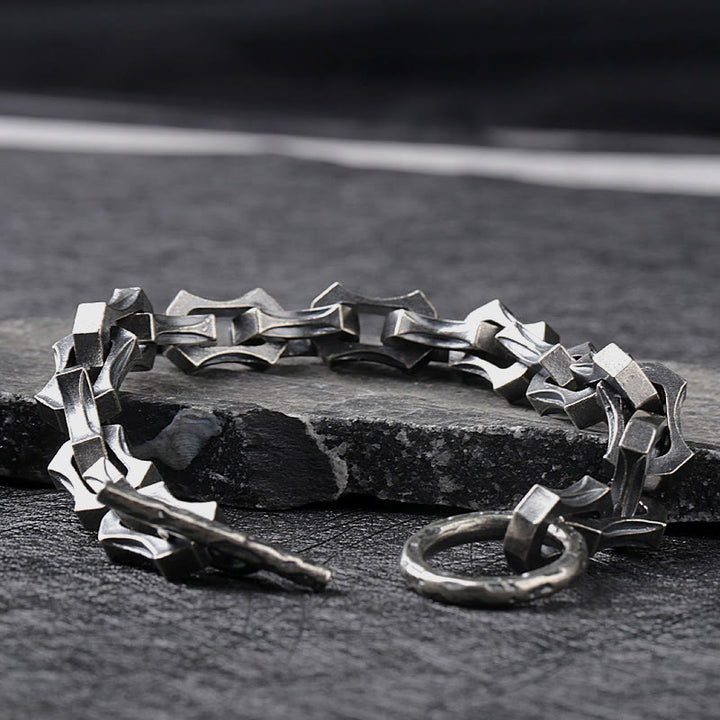 WorldNorse 925 Sterling Silber Domineering Armband