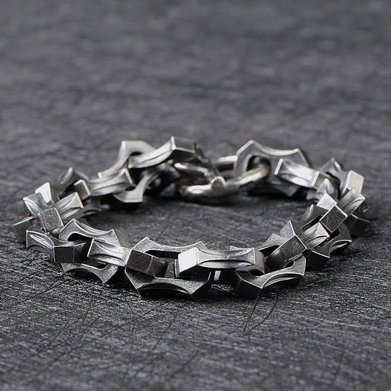 WorldNorse 925 Sterling Silber Domineering Armband