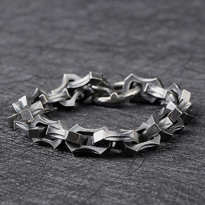 WorldNorse 925 Sterling Silber Domineering Armband