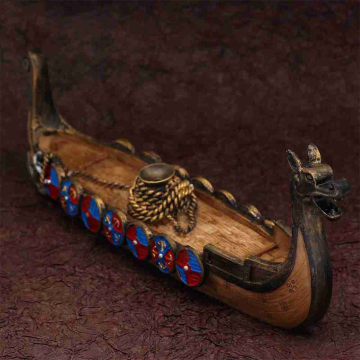 WorldNorse Drakkar Langschiff-Räuchergefäß