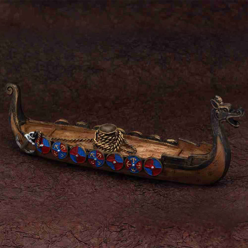 WorldNorse Drakkar Langschiff-Räuchergefäß