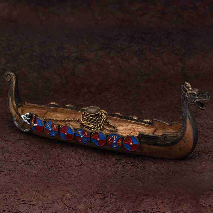 WorldNorse Drakkar Langschiff-Räuchergefäß