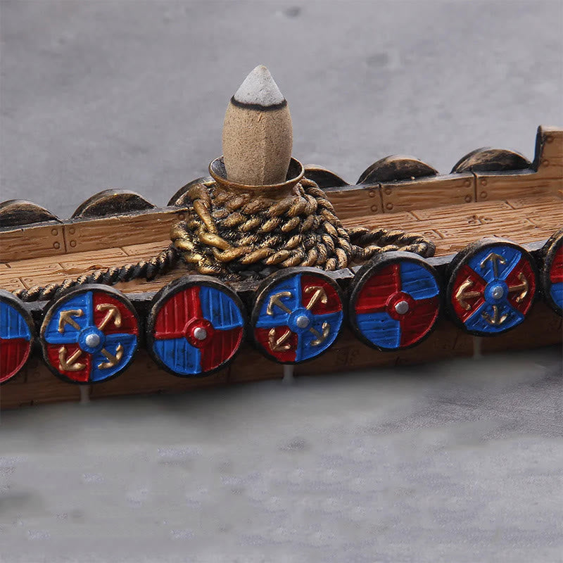 WorldNorse Drakkar Langschiff-Räuchergefäß