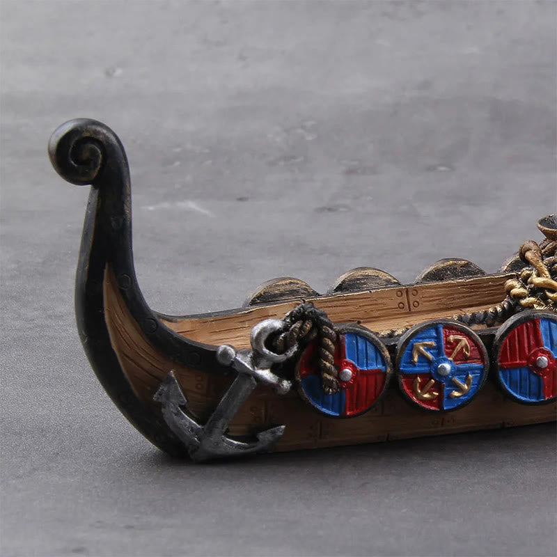 WorldNorse Drakkar Langschiff-Räuchergefäß