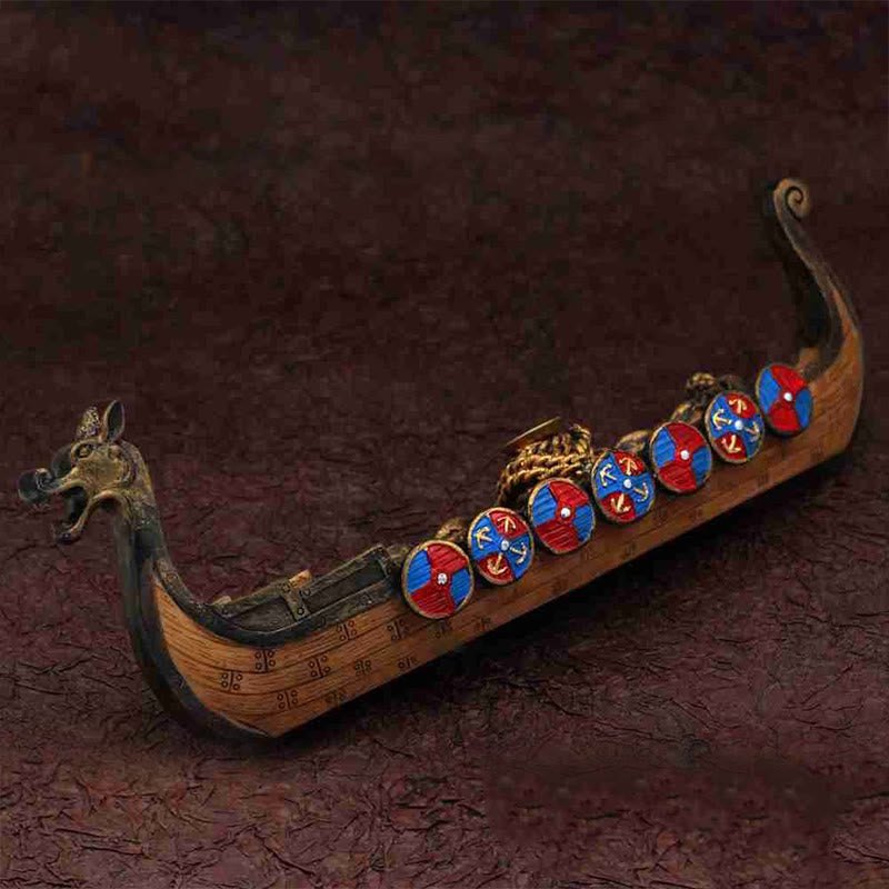 WorldNorse Drakkar Langschiff-Räuchergefäß