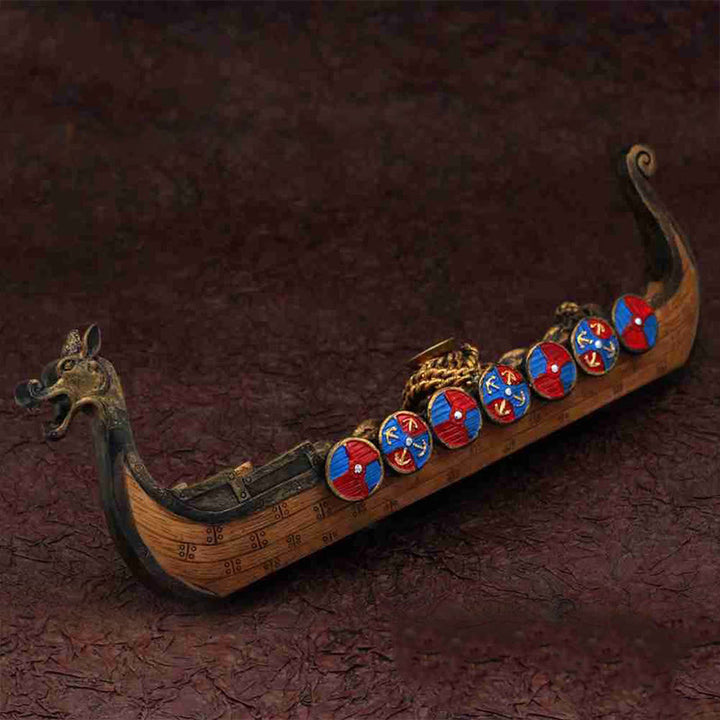 WorldNorse Drakkar Langschiff-Räuchergefäß
