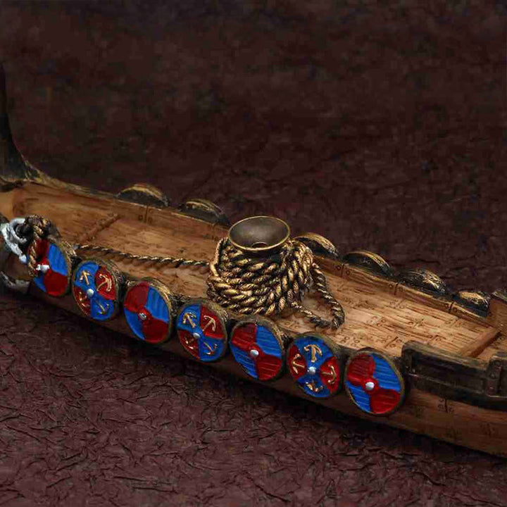 WorldNorse Drakkar Langschiff-Räuchergefäß