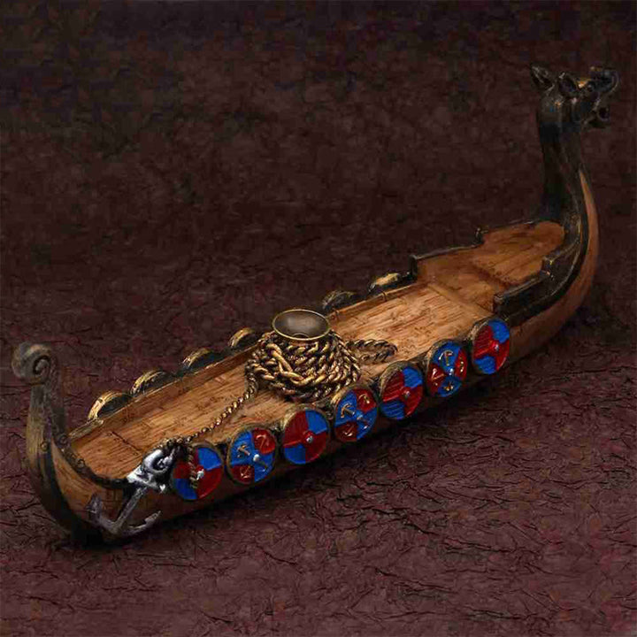 WorldNorse Drakkar Langschiff-Räuchergefäß