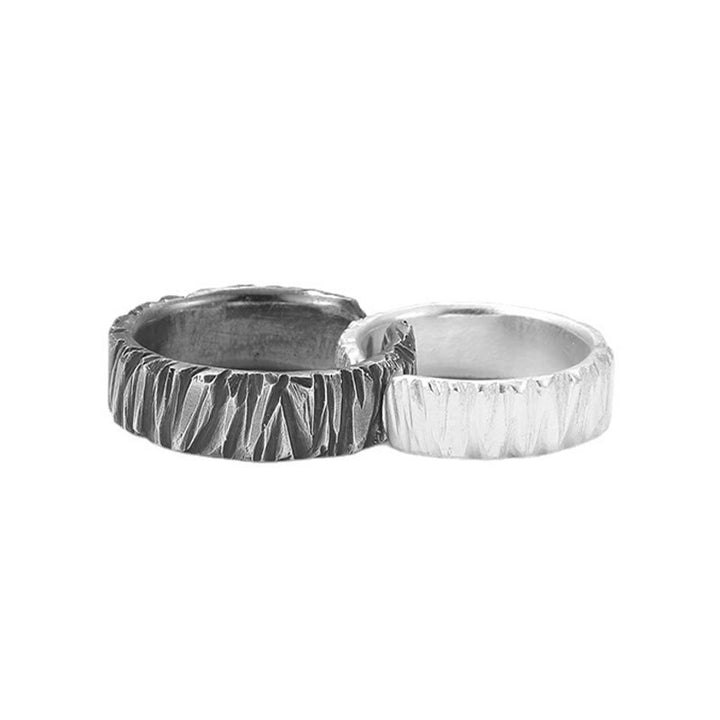 Strukturierter zweifarbiger Ring WorldNorse