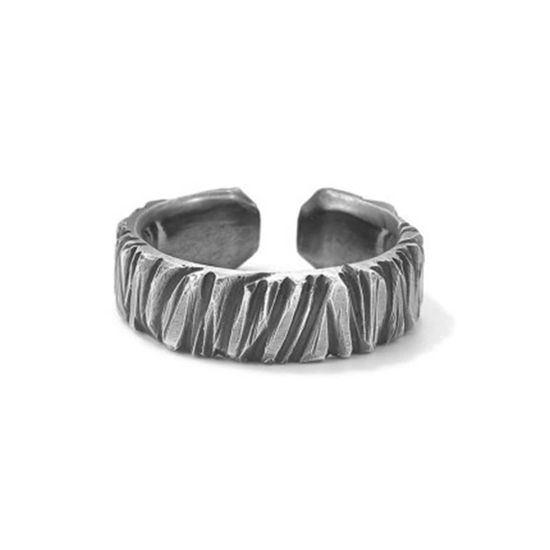 Strukturierter zweifarbiger Ring WorldNorse