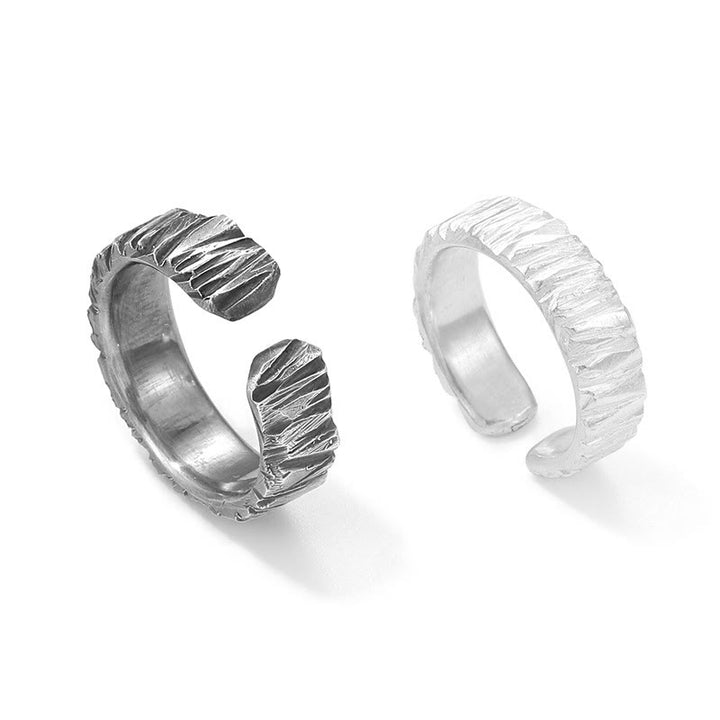 Strukturierter zweifarbiger Ring WorldNorse