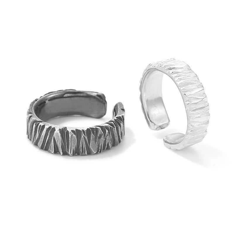 Strukturierter zweifarbiger Ring WorldNorse