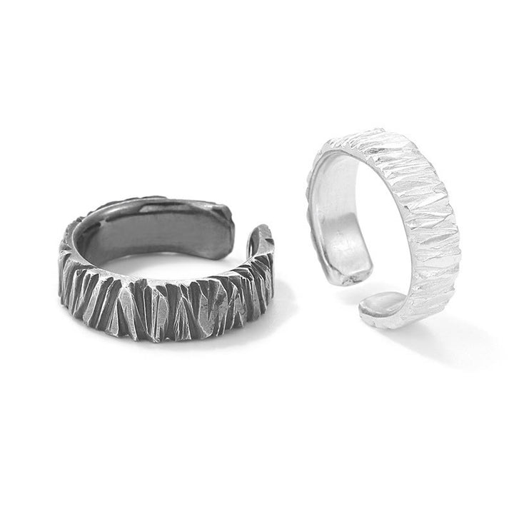 Strukturierter zweifarbiger Ring WorldNorse