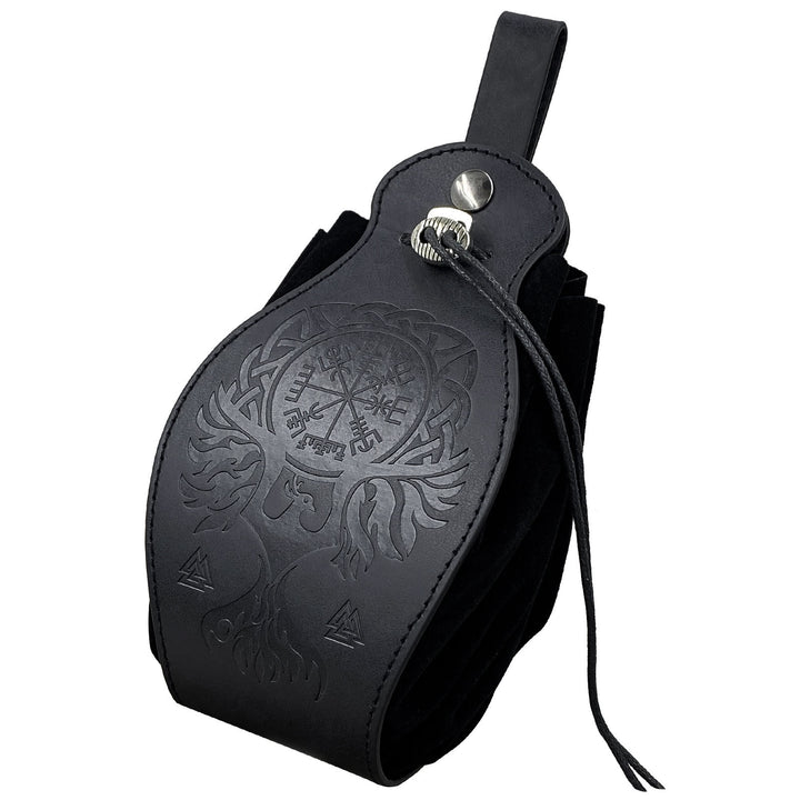 WorldNorse Gürteltasche aus Leder im Wikinger-Stil
