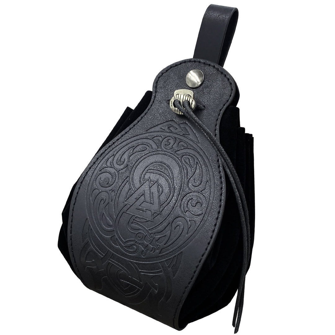 WorldNorse Gürteltasche aus Leder im Wikinger-Stil