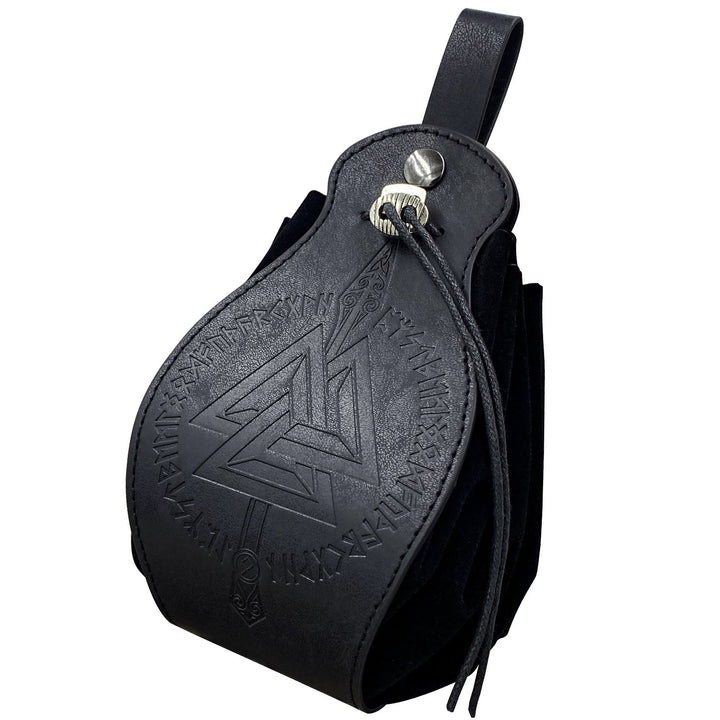 WorldNorse Gürteltasche aus Leder im Wikinger-Stil