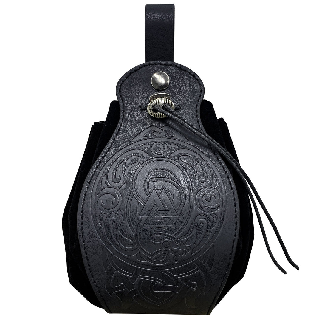 WorldNorse Gürteltasche aus Leder im Wikinger-Stil