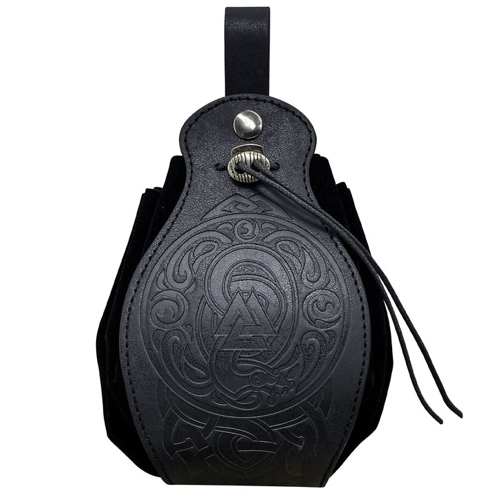 WorldNorse Gürteltasche aus Leder im Wikinger-Stil