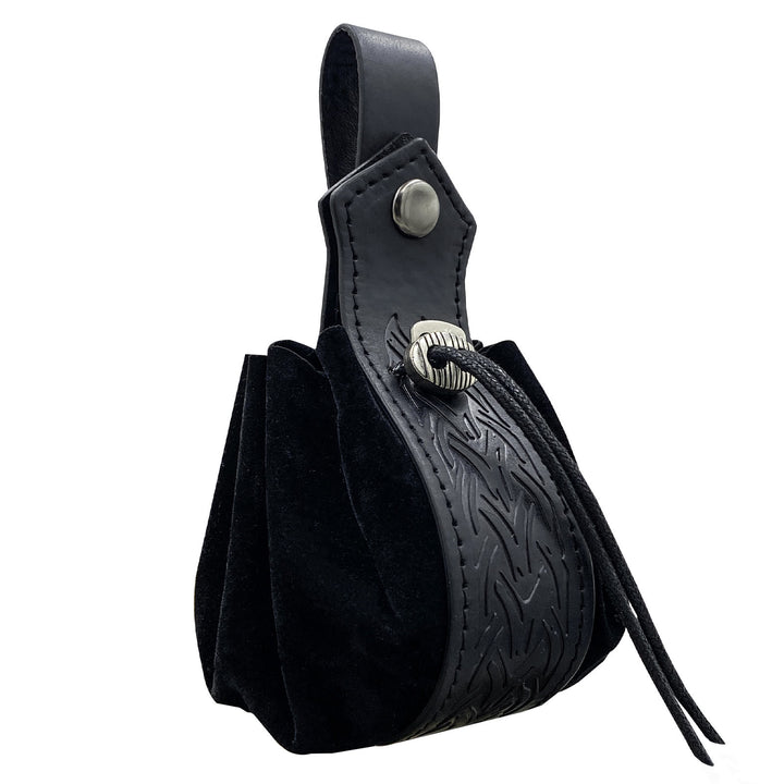 WorldNorse Gürteltasche aus Leder mit Keltischer Knoten