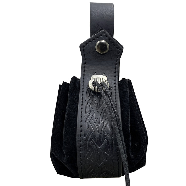 WorldNorse Gürteltasche aus Leder mit Keltischer Knoten