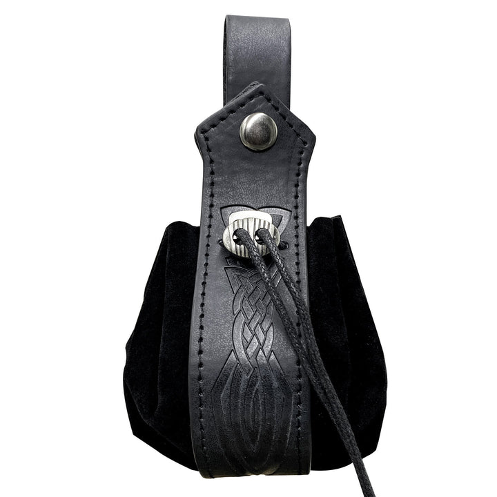 WorldNorse Gürteltasche aus Leder mit Keltischer Knoten