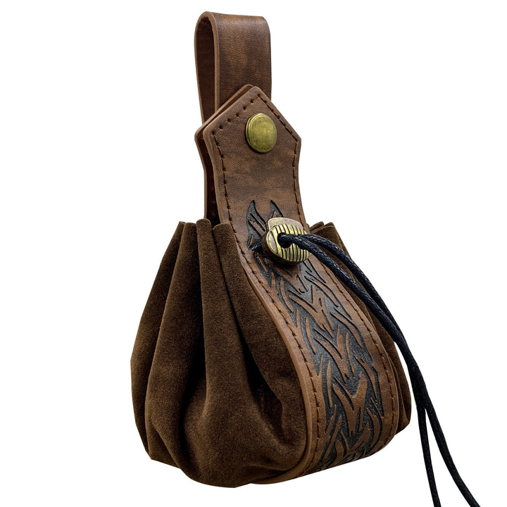 WorldNorse Gürteltasche aus Leder mit Keltischer Knoten