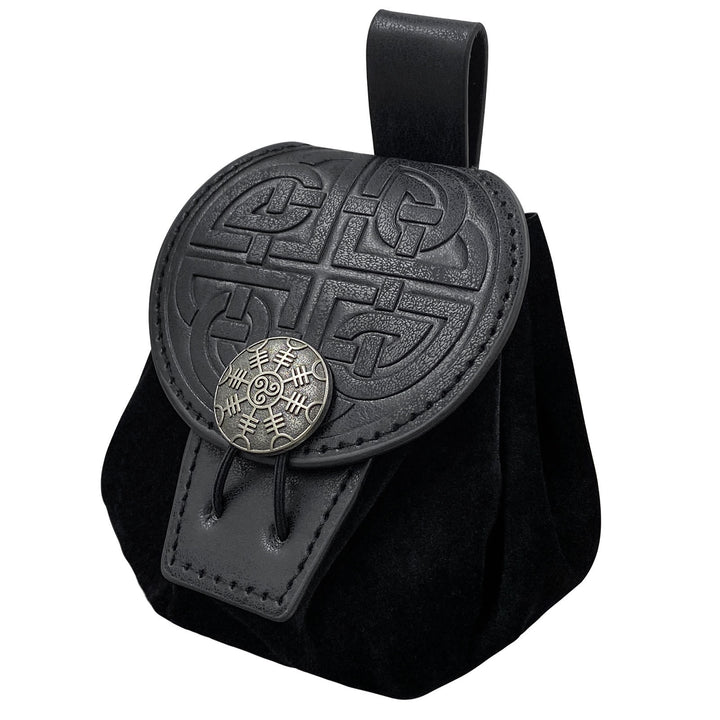 WorldNorse Helm der Ehrfurcht Gürteltasche aus Leder