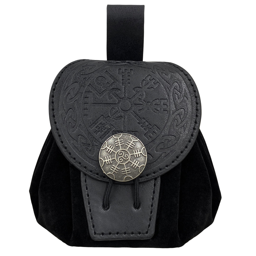 WorldNorse Helm der Ehrfurcht Gürteltasche aus Leder