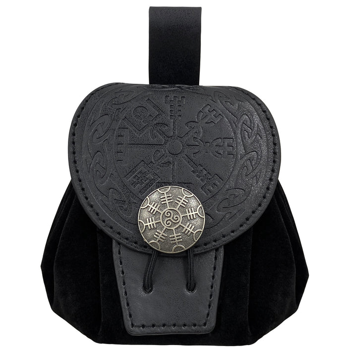 WorldNorse Helm der Ehrfurcht Gürteltasche aus Leder