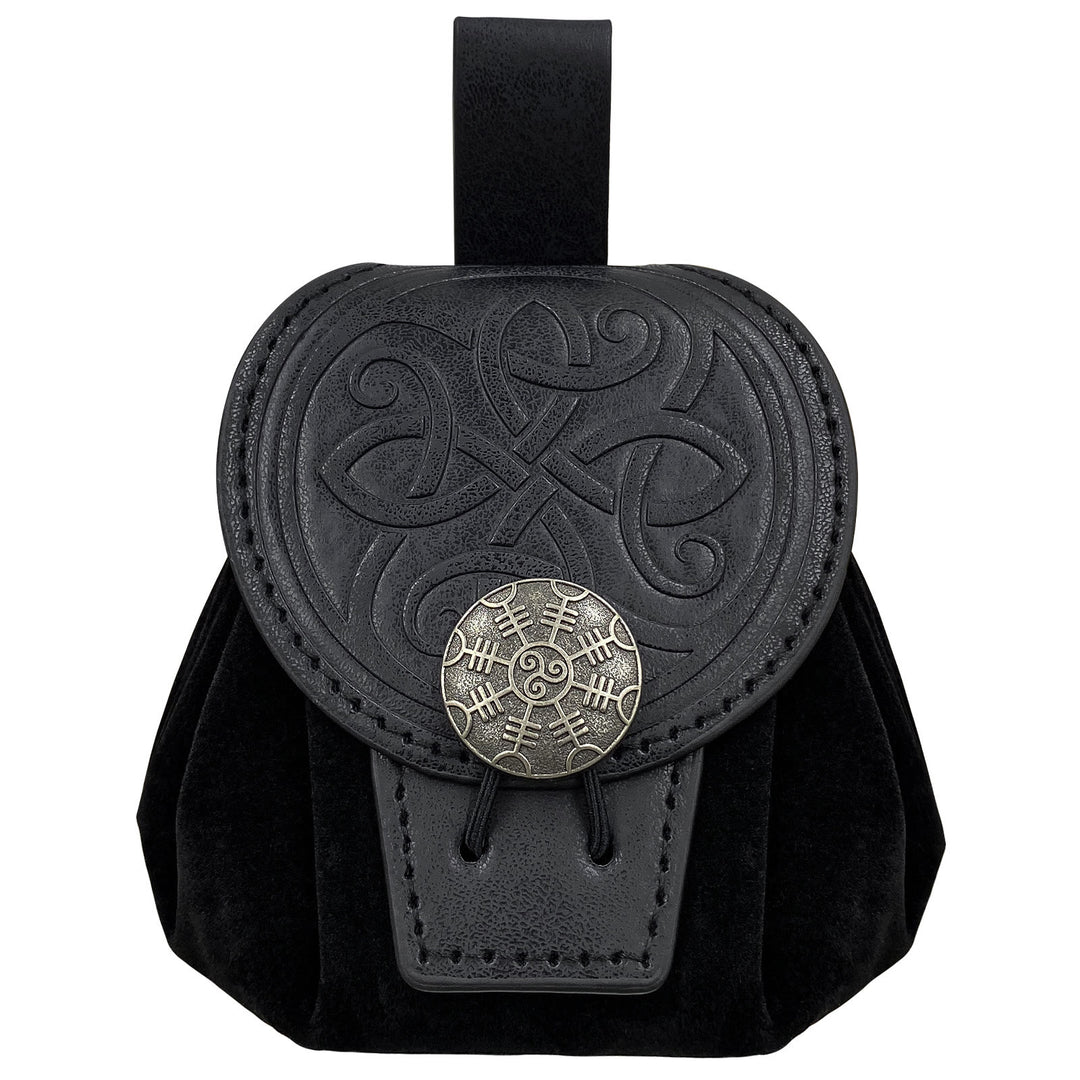 WorldNorse Helm der Ehrfurcht Gürteltasche aus Leder