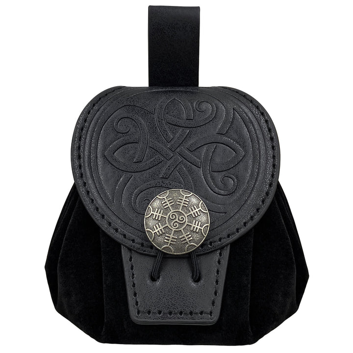 WorldNorse Helm der Ehrfurcht Gürteltasche aus Leder