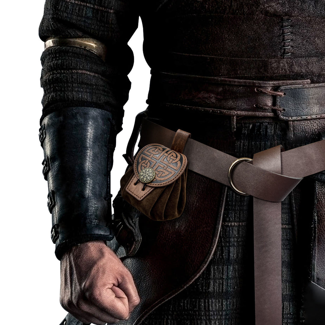 WorldNorse Helm der Ehrfurcht Gürteltasche aus Leder
