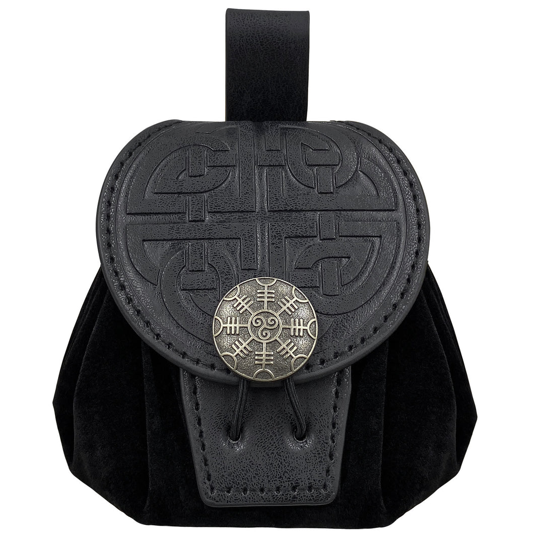 WorldNorse Helm der Ehrfurcht Gürteltasche aus Leder