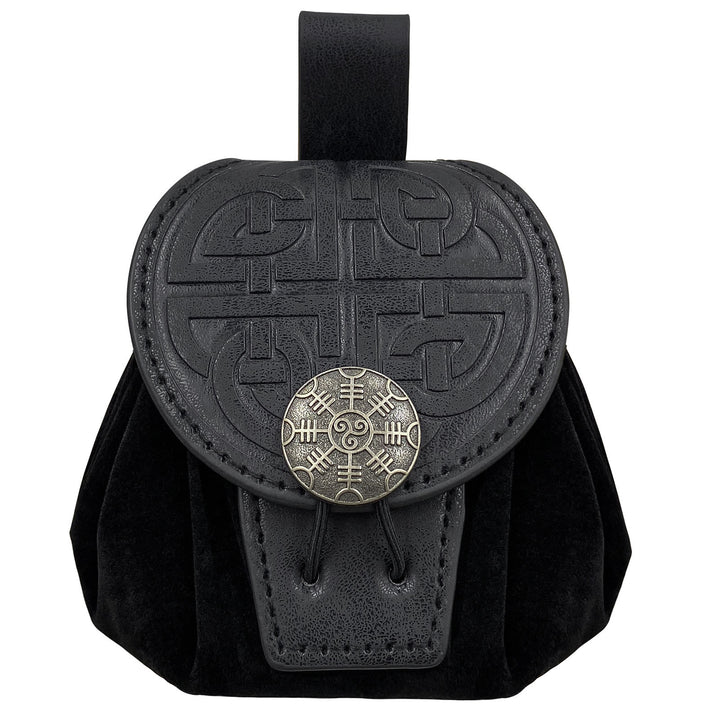 WorldNorse Helm der Ehrfurcht Gürteltasche aus Leder