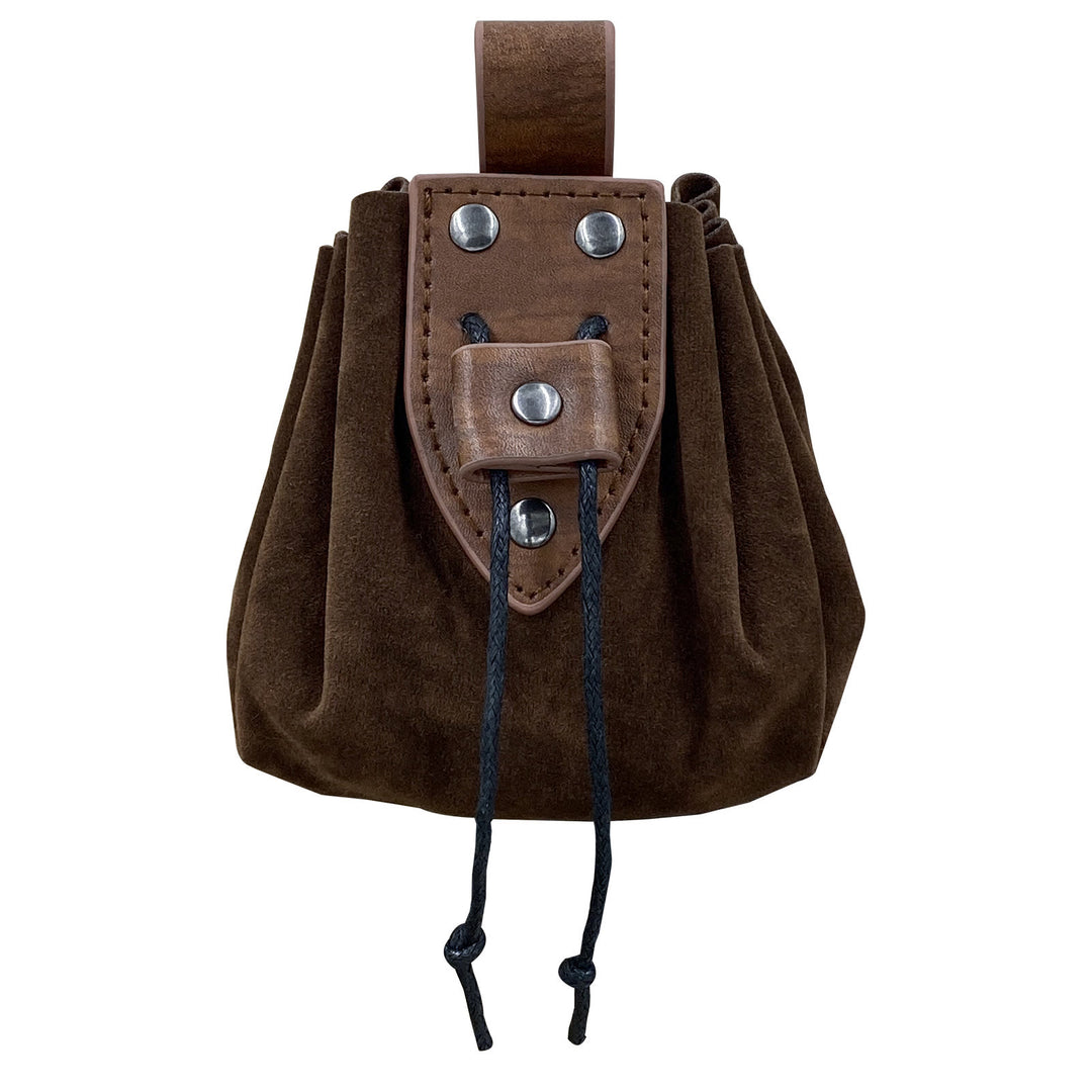 WorldNorse Gürteltasche aus Leder mit Kordelzug