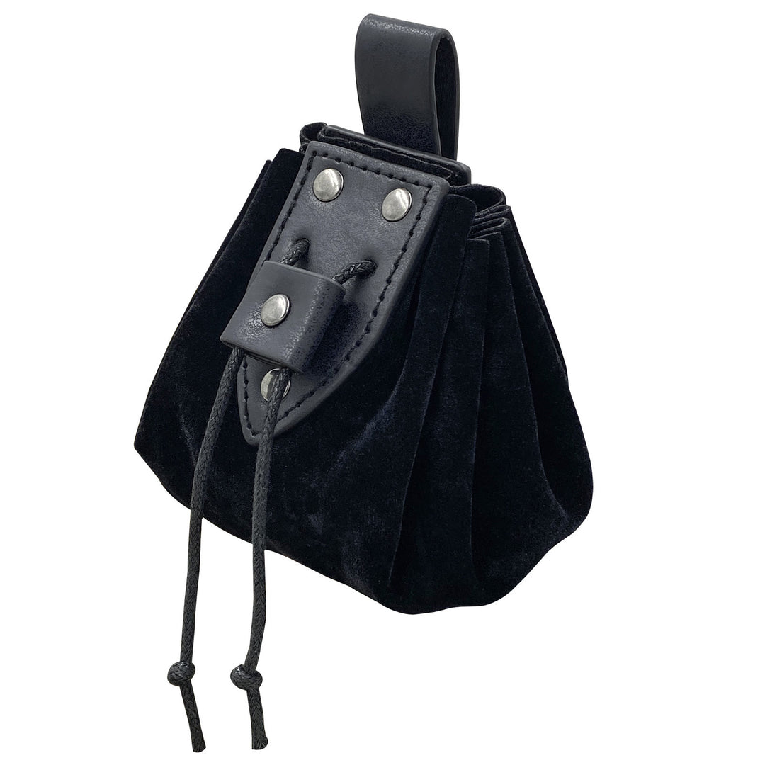 WorldNorse Gürteltasche aus Leder mit Kordelzug