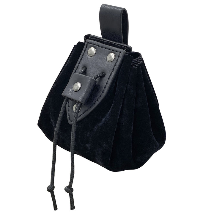 WorldNorse Gürteltasche aus Leder mit Kordelzug