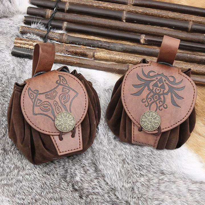 WorldNorse Wolve Gürteltasche aus Leder - image 7