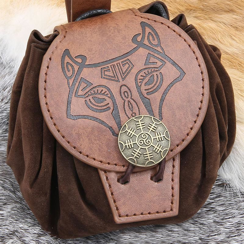 WorldNorse Wolve Gürteltasche aus Leder - image 6