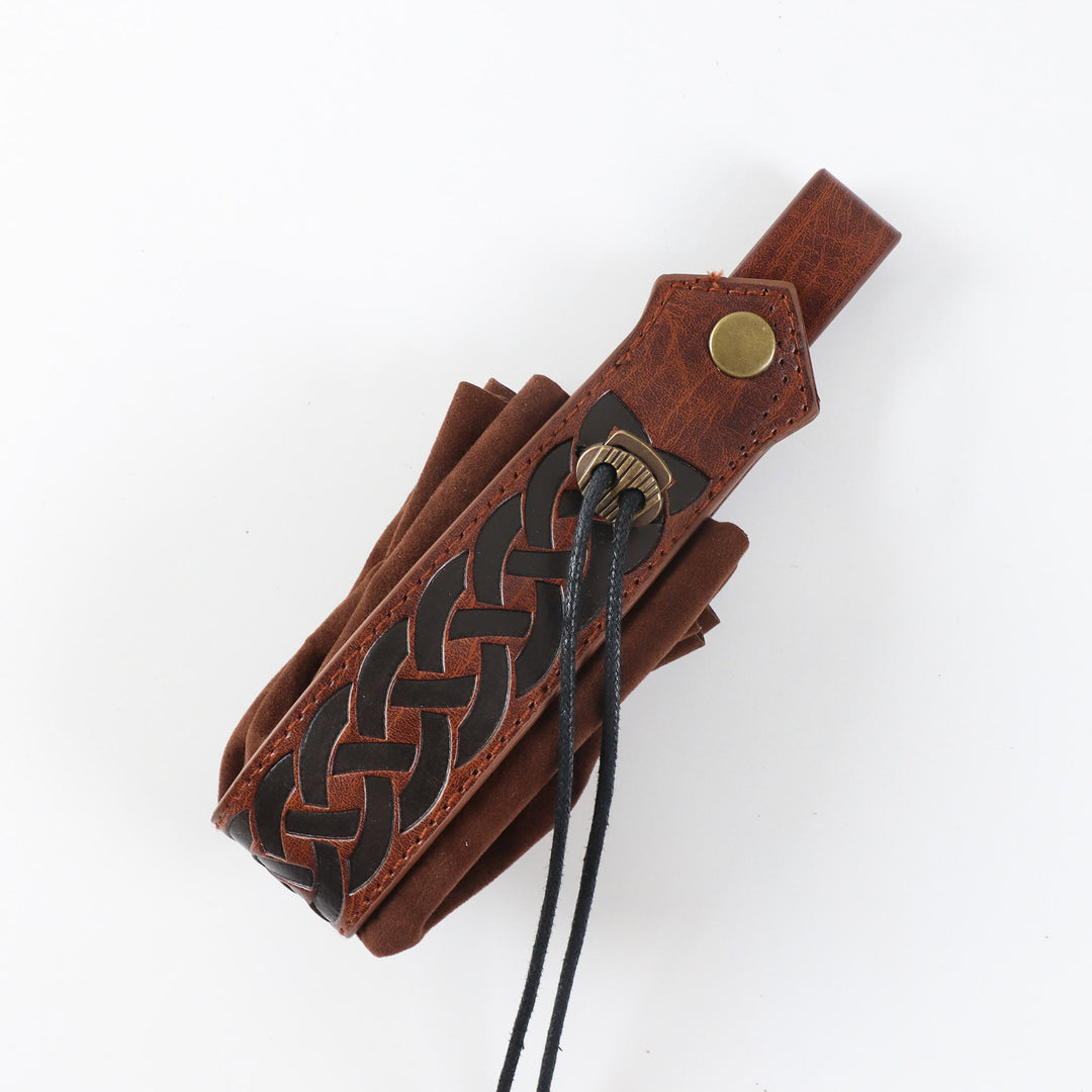WorldNorse Gürteltasche aus Leder mit Taillenband