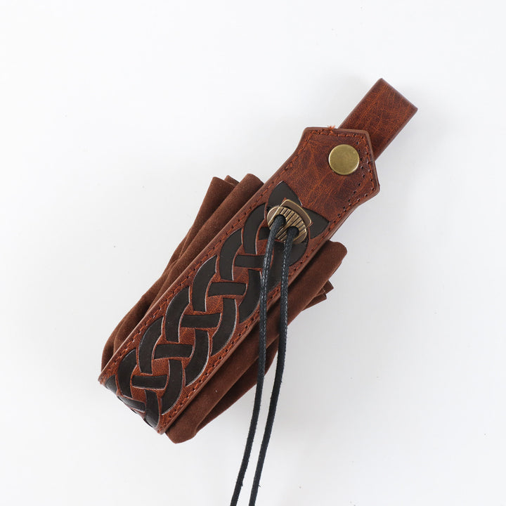 WorldNorse Gürteltasche aus Leder mit Taillenband