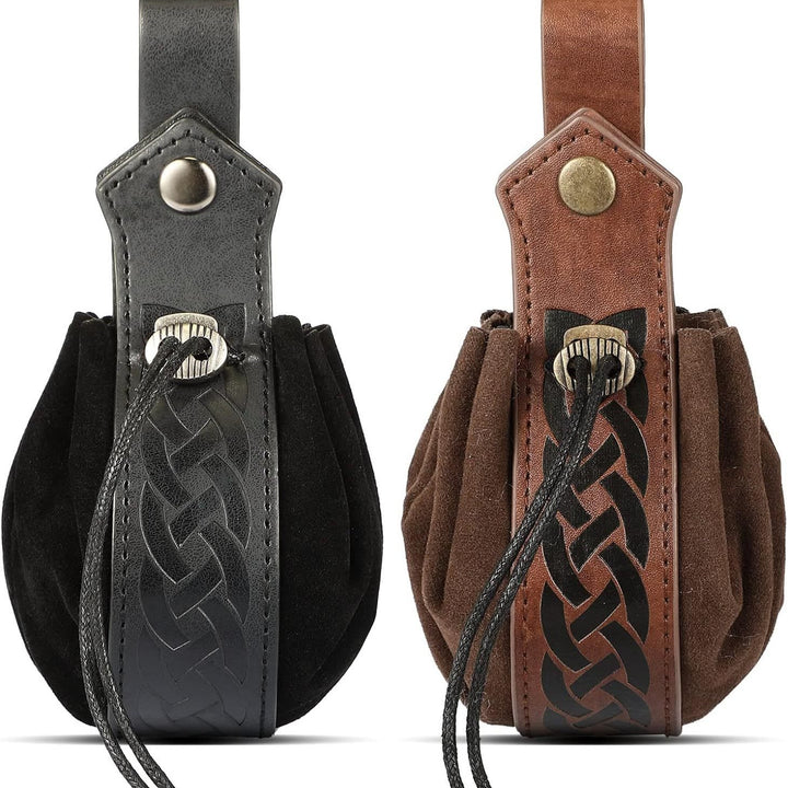 WorldNorse Gürteltasche aus Leder mit Taillenband
