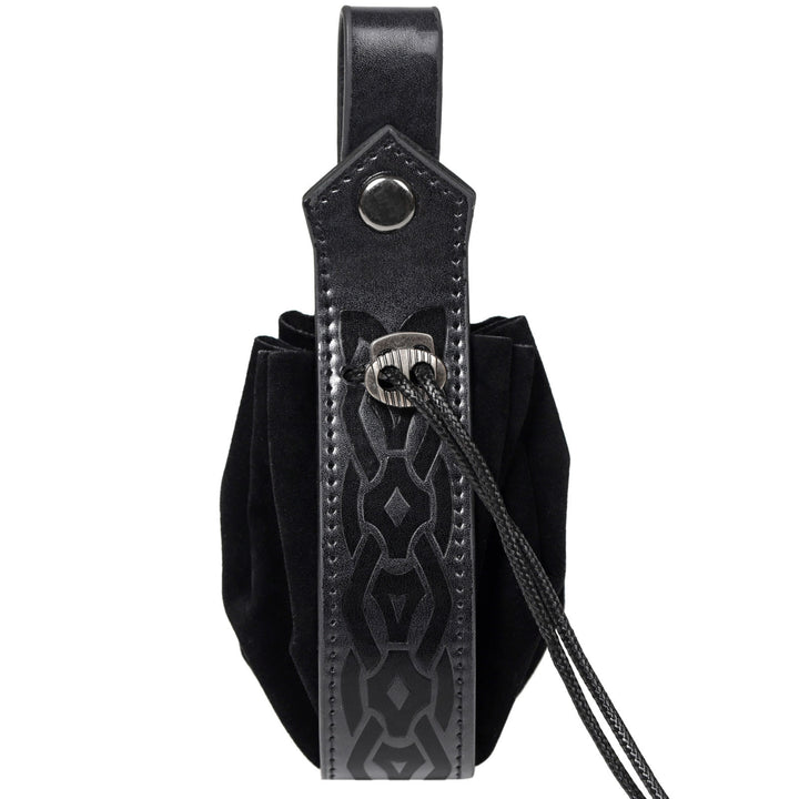 WorldNorse – Gürteltasche aus Leder mit Kordelzug