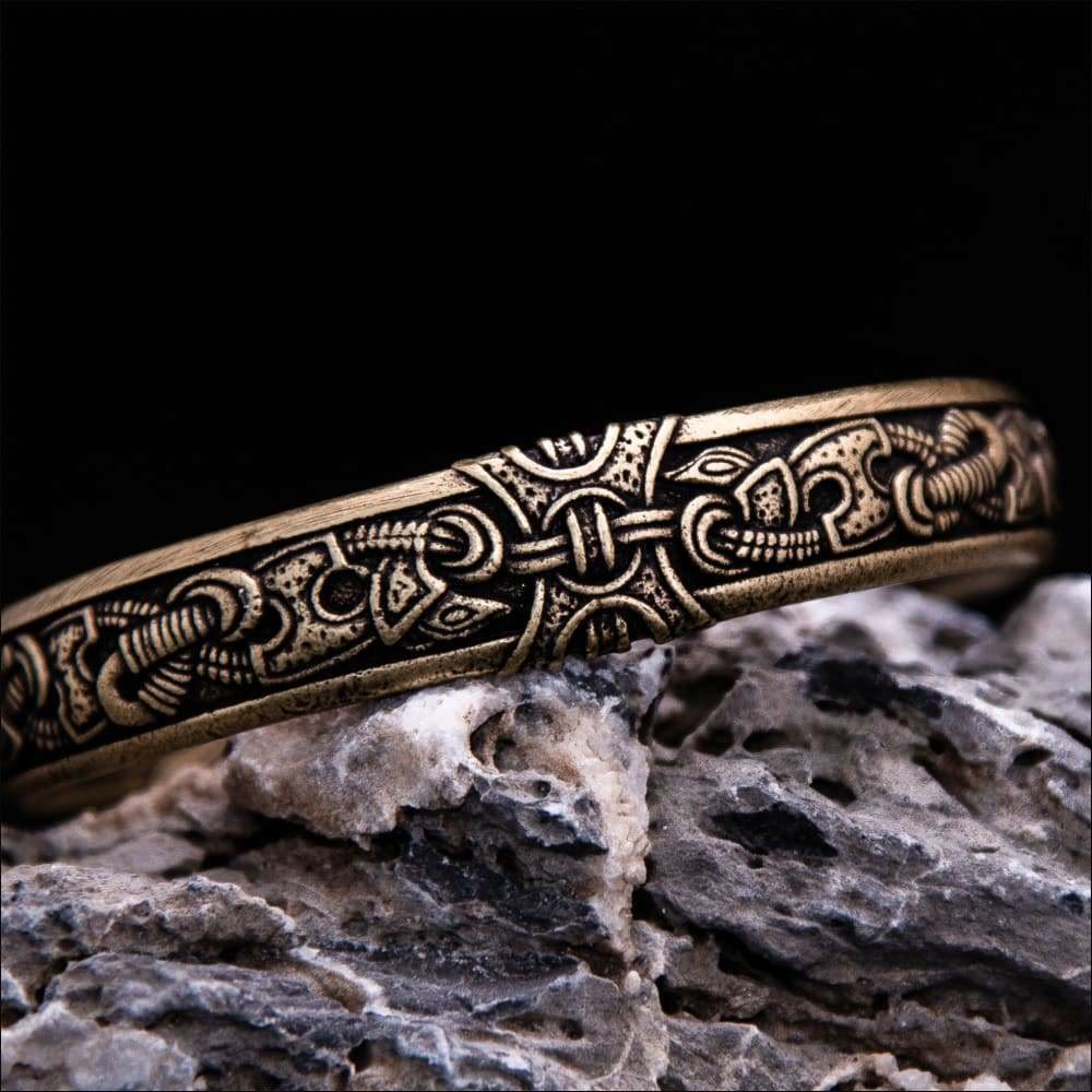 WorldNorse Vintage Nordic Jelling Art Armreif