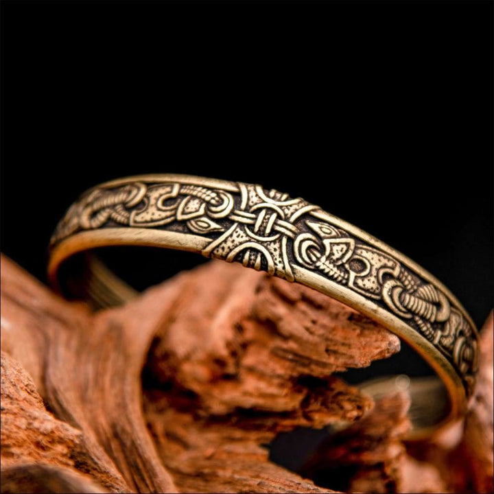 WorldNorse Vintage Nordic Jelling Art Armreif
