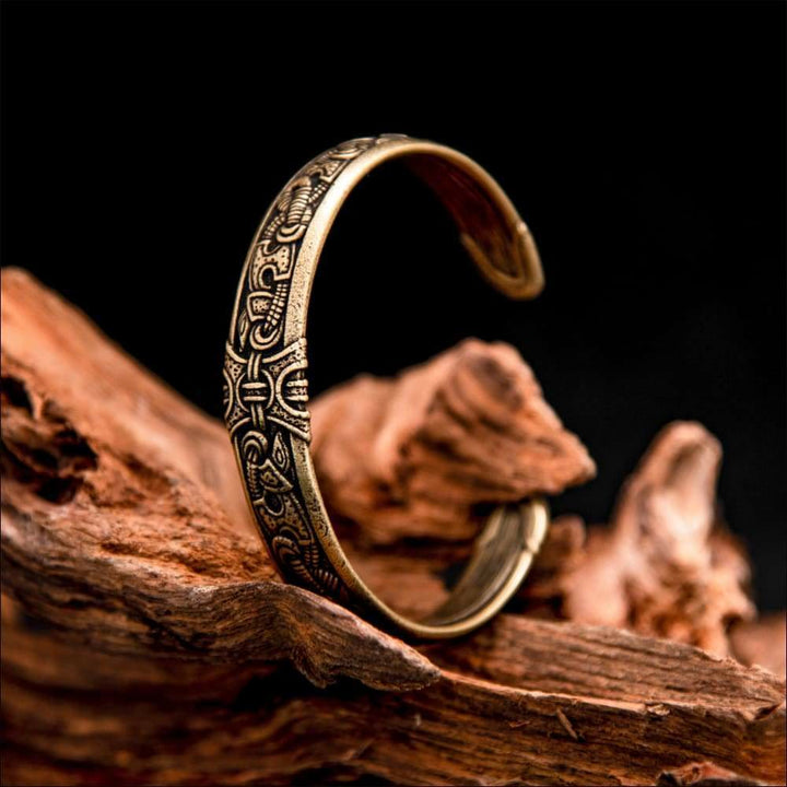 WorldNorse Vintage Nordic Jelling Art Armreif