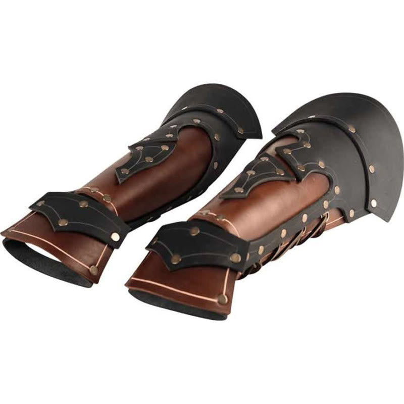 WorldNorse Viking Armschienen aus Ökoleder - image 1