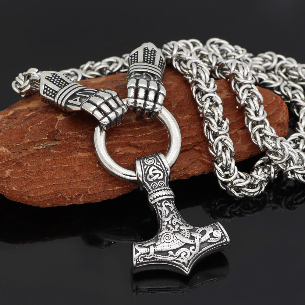 WorldNorse Viking Mjölnir Thors Hammer Halskette