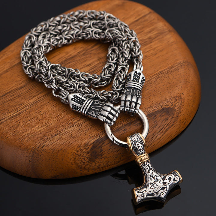 WorldNorse Viking Mjölnir Thors Hammer Halskette